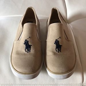 Polo Ralph Lauren slip on sneakers like new